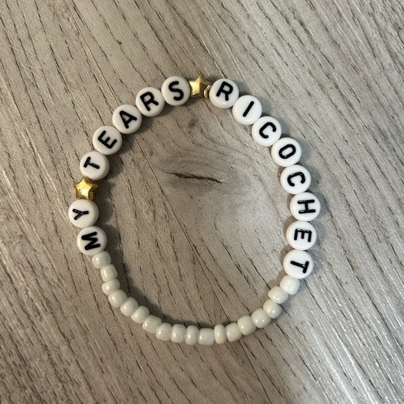 Taylor swift my tears ricochet folklore beaded bracelet - Picture 1 of 1